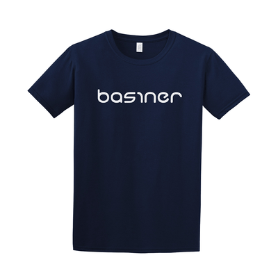 basiner Logo Tshirt in blue