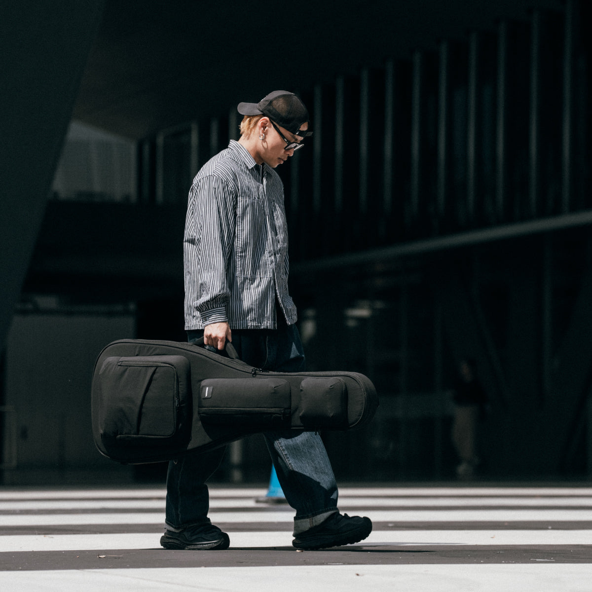 ACME Semi Hollow Guitar Bag RipStop Edition- Basalt Black