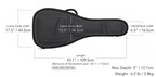 ACME Dreadnought / Jumbo Acoustic Guitar Bag RipStop Edition- Basalt Black