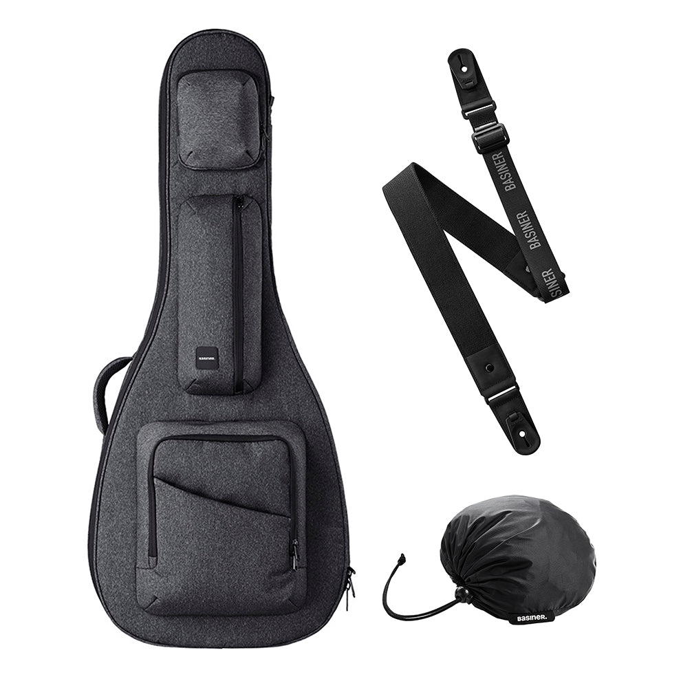 ACME套裝 - 半空心吉他包/背帶/防雨罩