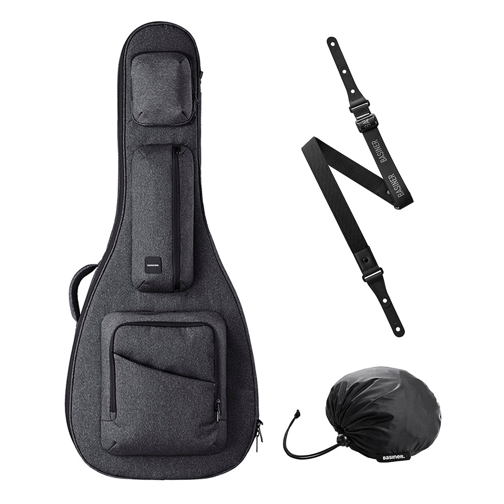 ACME套裝 - 半空心吉他包/背帶/防雨罩