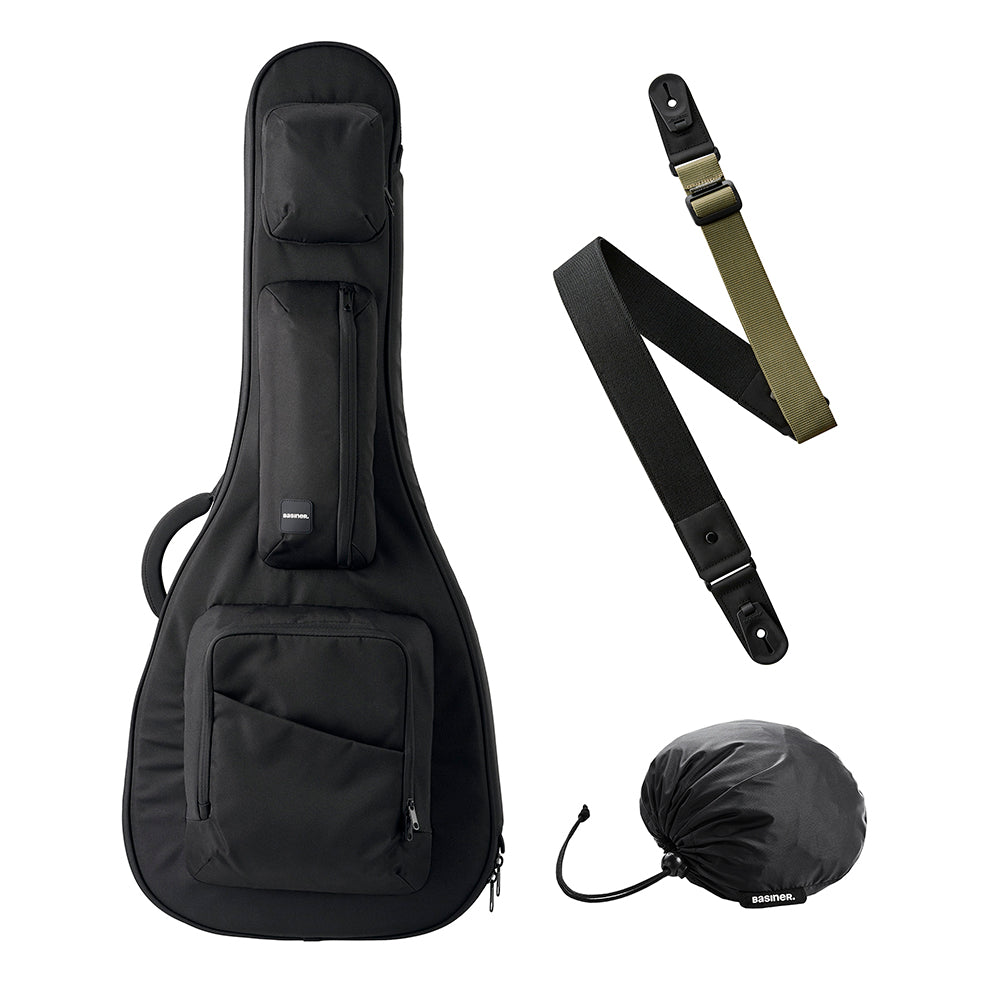 ACME套裝 - 半空心吉他包/背帶/防雨罩