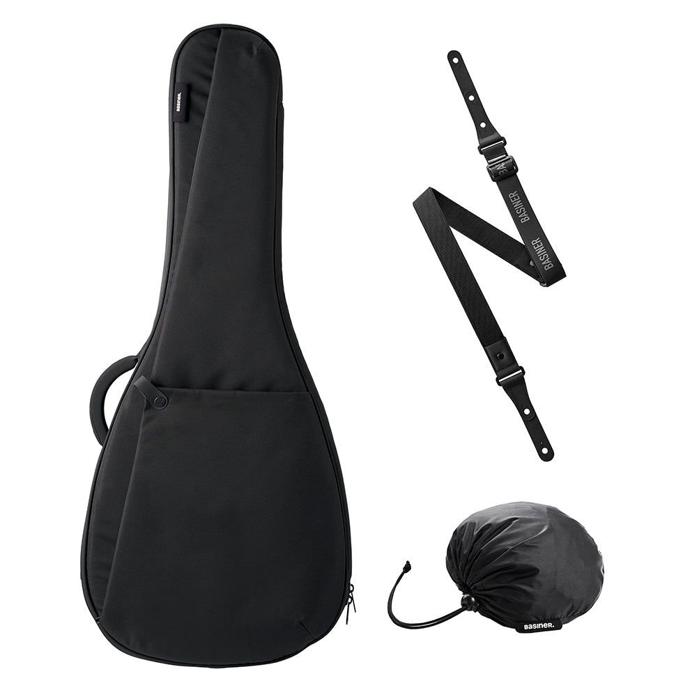 BRISQ Bundle - Dreadnought / Jumbo Acoustic Guitar Bag/Strap/Rain Shield