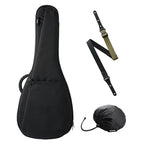 BRISQ Bundle - Dreadnought / Jumbo Acoustic Guitar Bag/Strap/Rain Shield