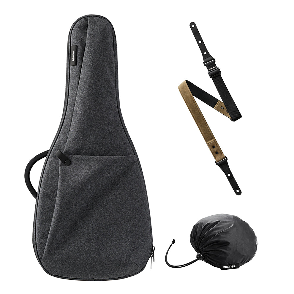 BRISQ套裝 - 無頭吉他包/背帶/防雨罩