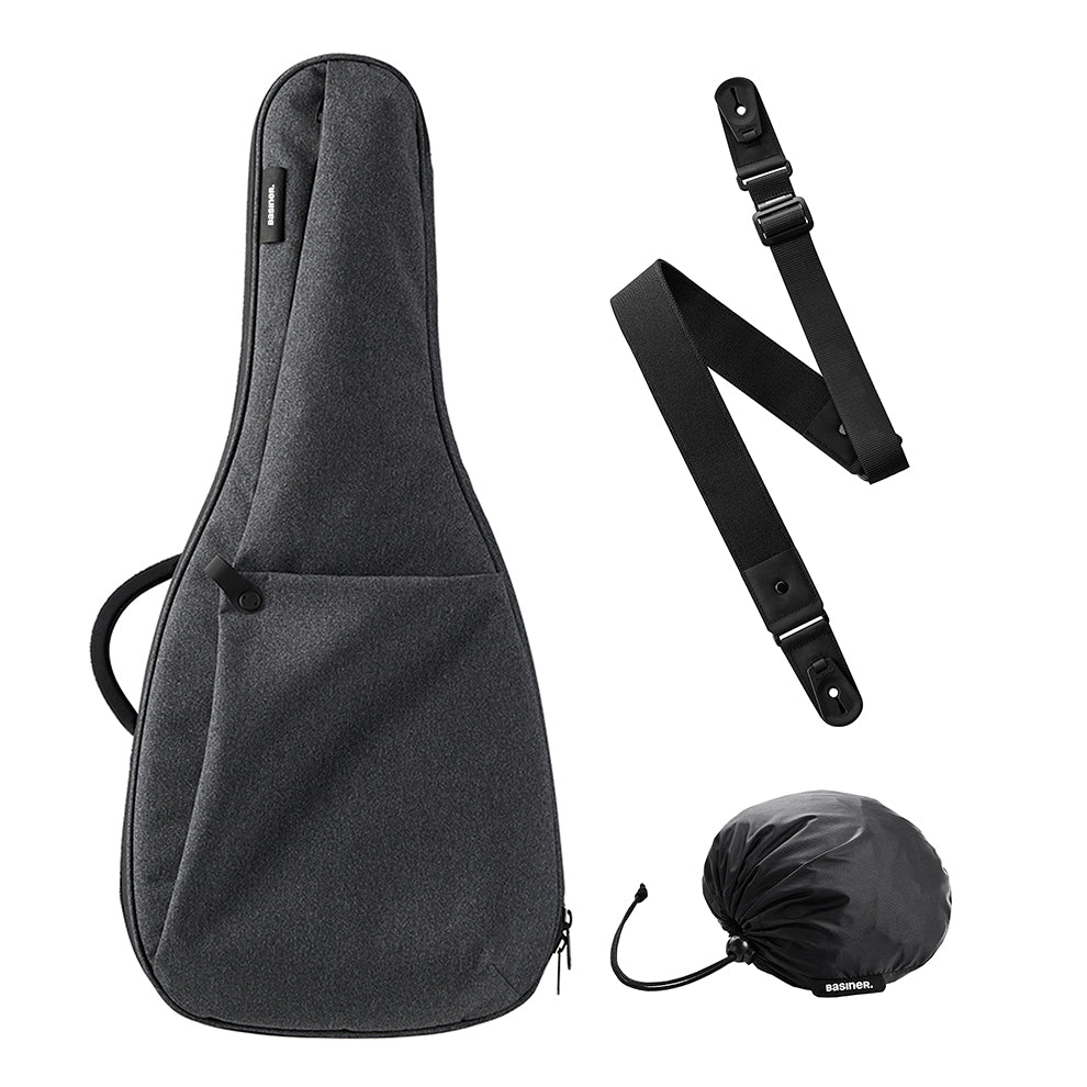 BRISQ Bundle - Headless Guitar Bag/Strap/Rain Shield
