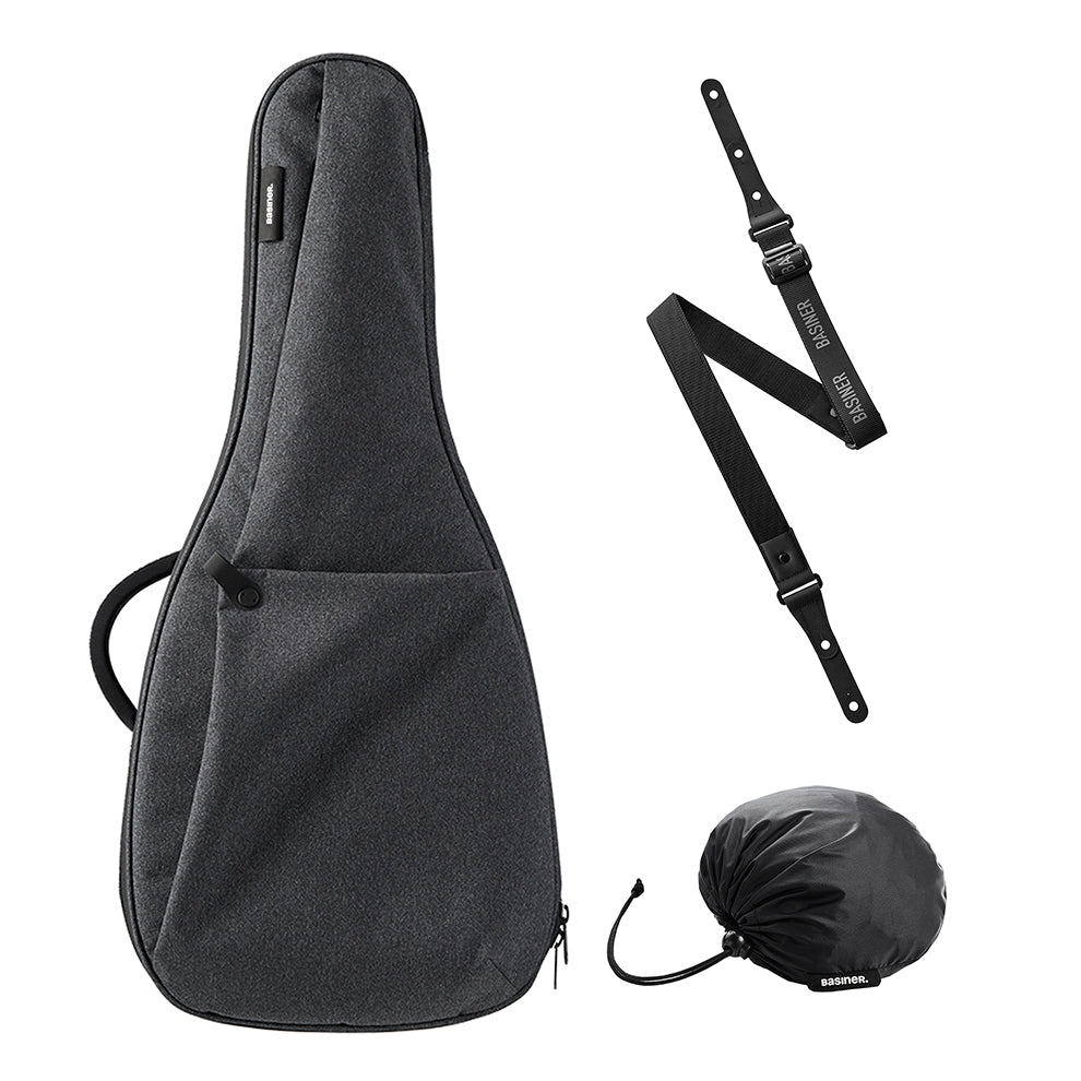 BRISQ Bundle - Headless Guitar Bag/Strap/Rain Shield