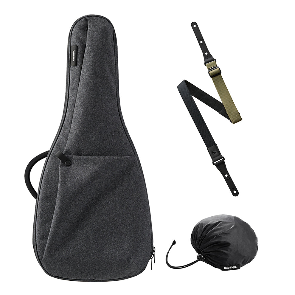 BRISQ Bundle - Headless Guitar Bag/Strap/Rain Shield