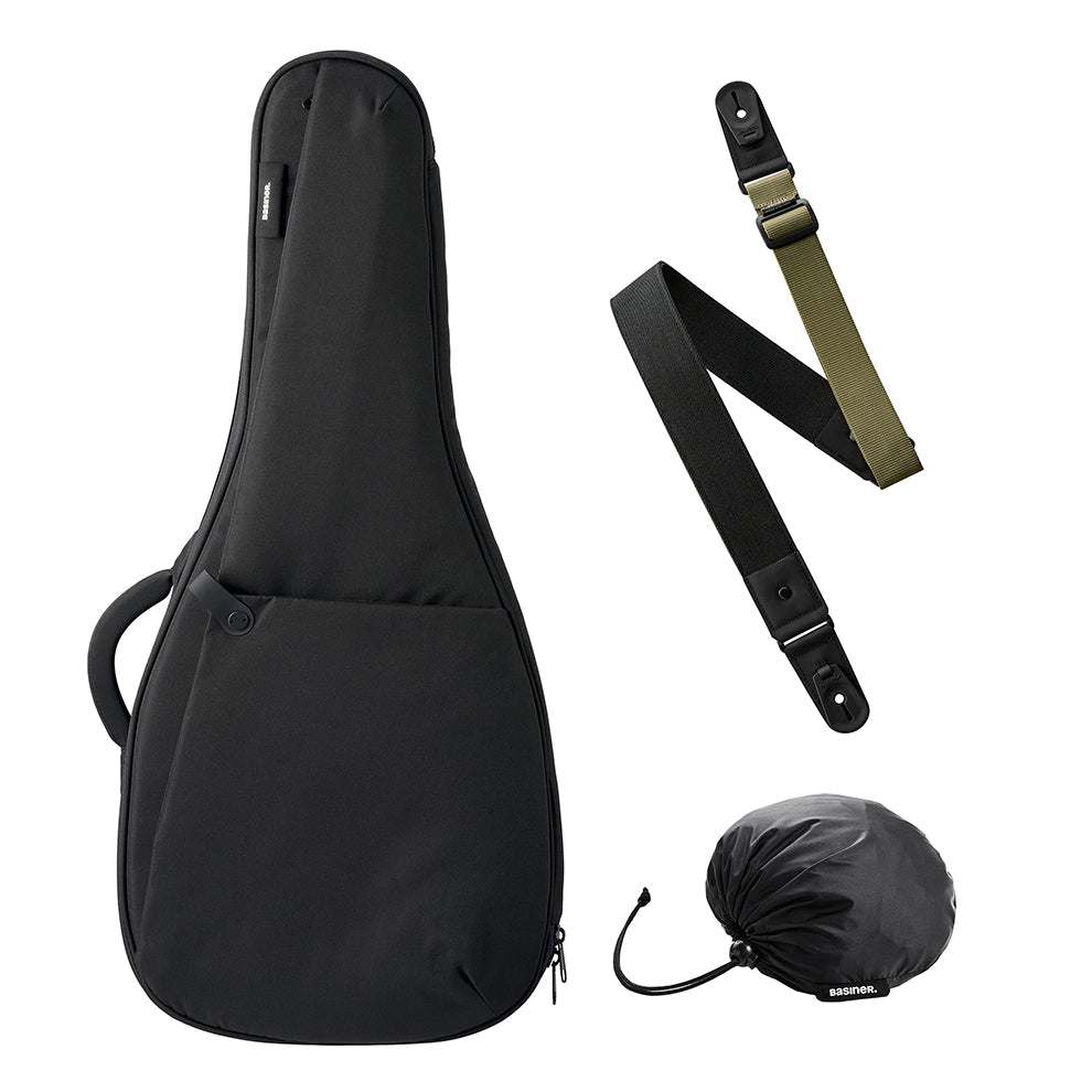 BRISQ套裝 - 無頭吉他包/背帶/防雨罩