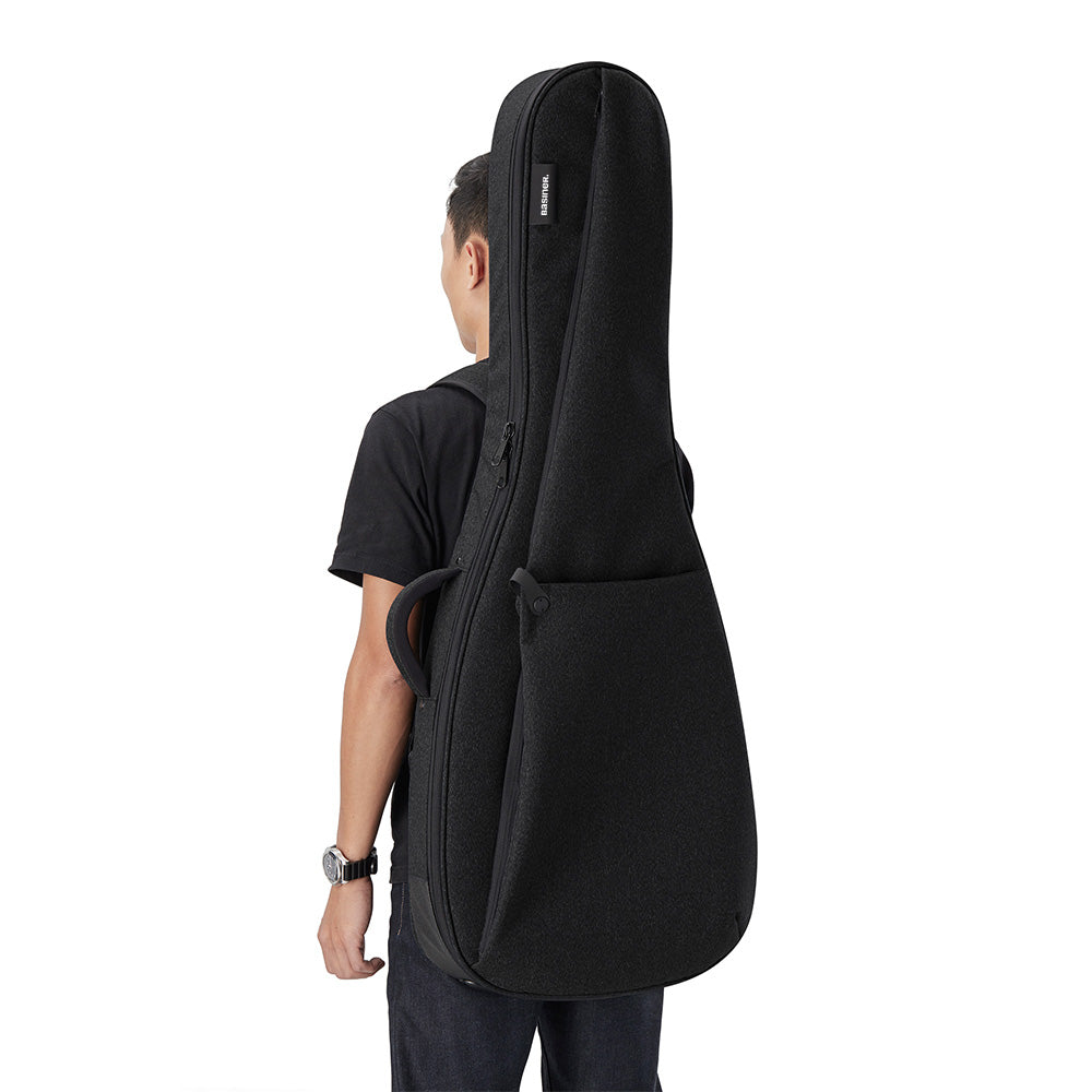 BRISQ Dreadnought / Jumbo Acoustic Guitar Bag RipStop Edition- Basalt Black