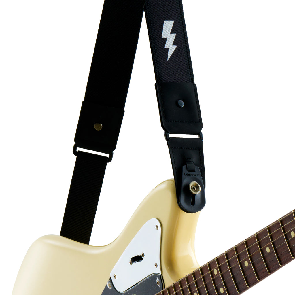 DURA GUITAR STRAP VITALGRIP™ -  White Cross