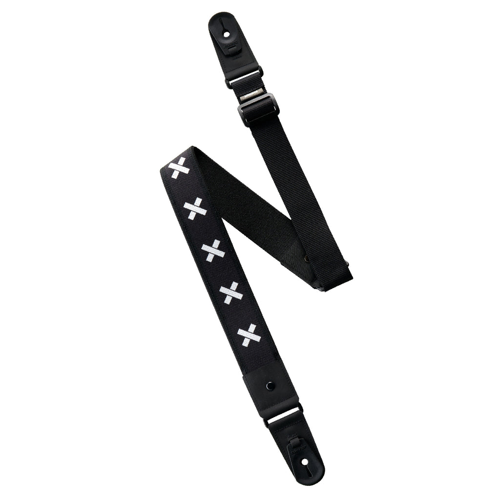 DURA GUITAR STRAP VITALGRIP™ -  White Cross