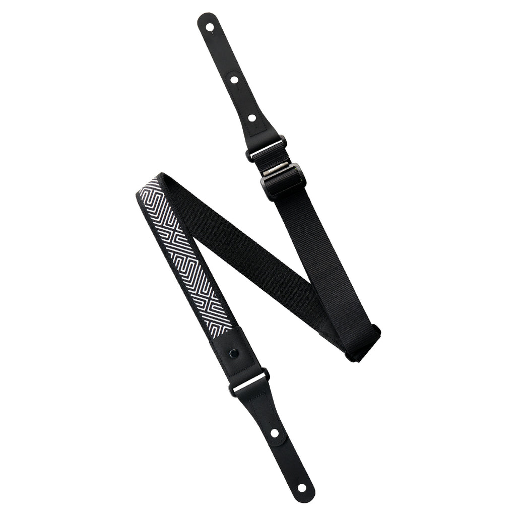 SENSE GUITAR STRAP 2WAYGRIP™ - White Maze