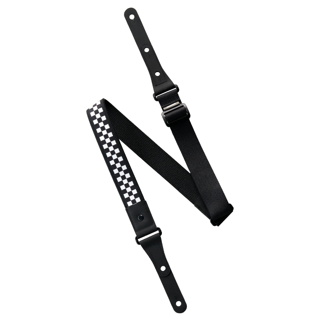 SENSE GUITAR STRAP 2WAYGRIP™ - Black Checkered