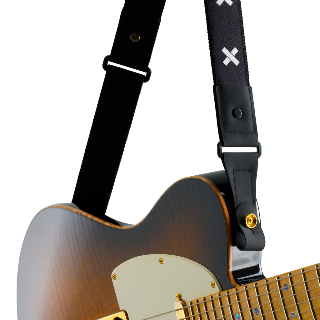 SENSE GUITAR STRAP 2WAYGRIP™ - White Flash