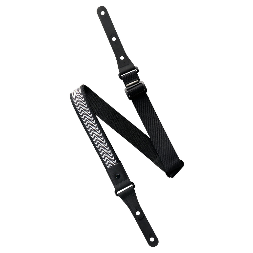 SENSE GUITAR STRAP 2WAYGRIP™ - Black Sine