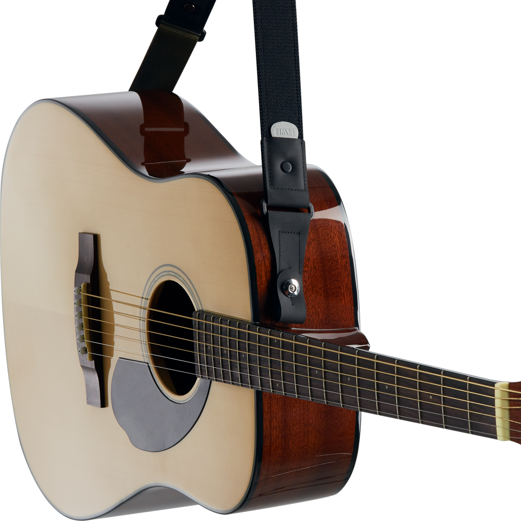 SENSE GUITAR STRAP 2WAYGRIP™ - Black Sine