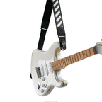 DURA GUITAR STRAP VITALGRIP™ -  Black Sine