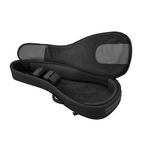 Black ACME Series acoustic guitar bag interior displayed