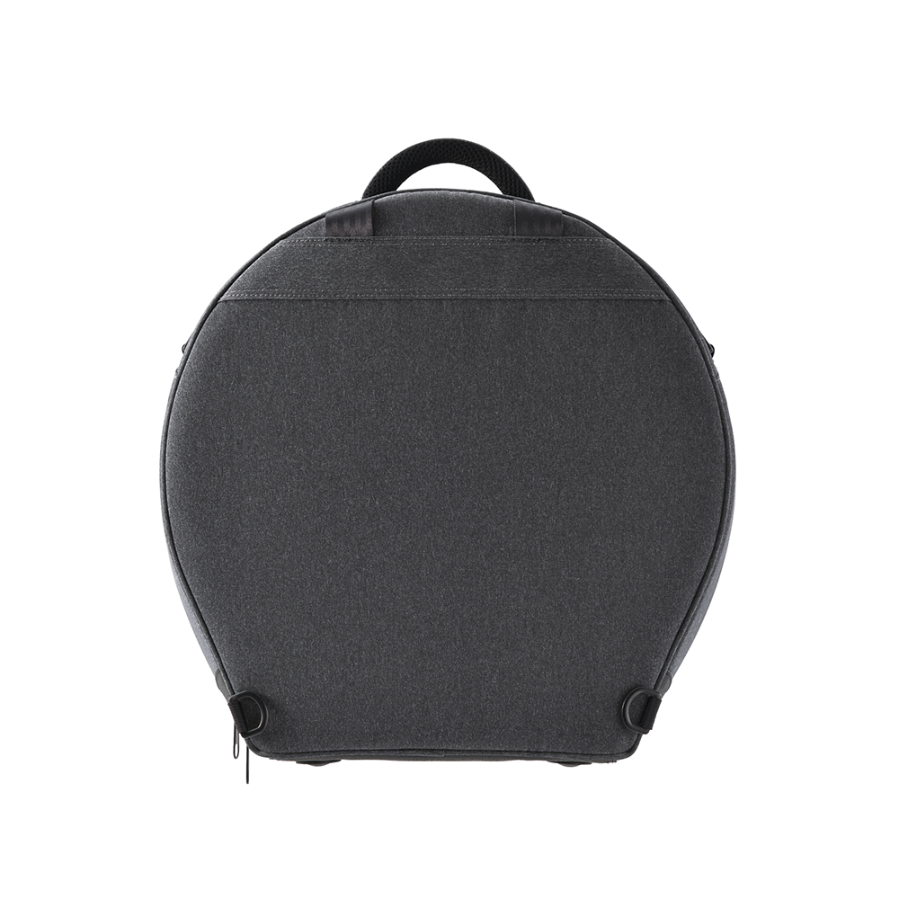 Grey ACME Series snare bag back displayed