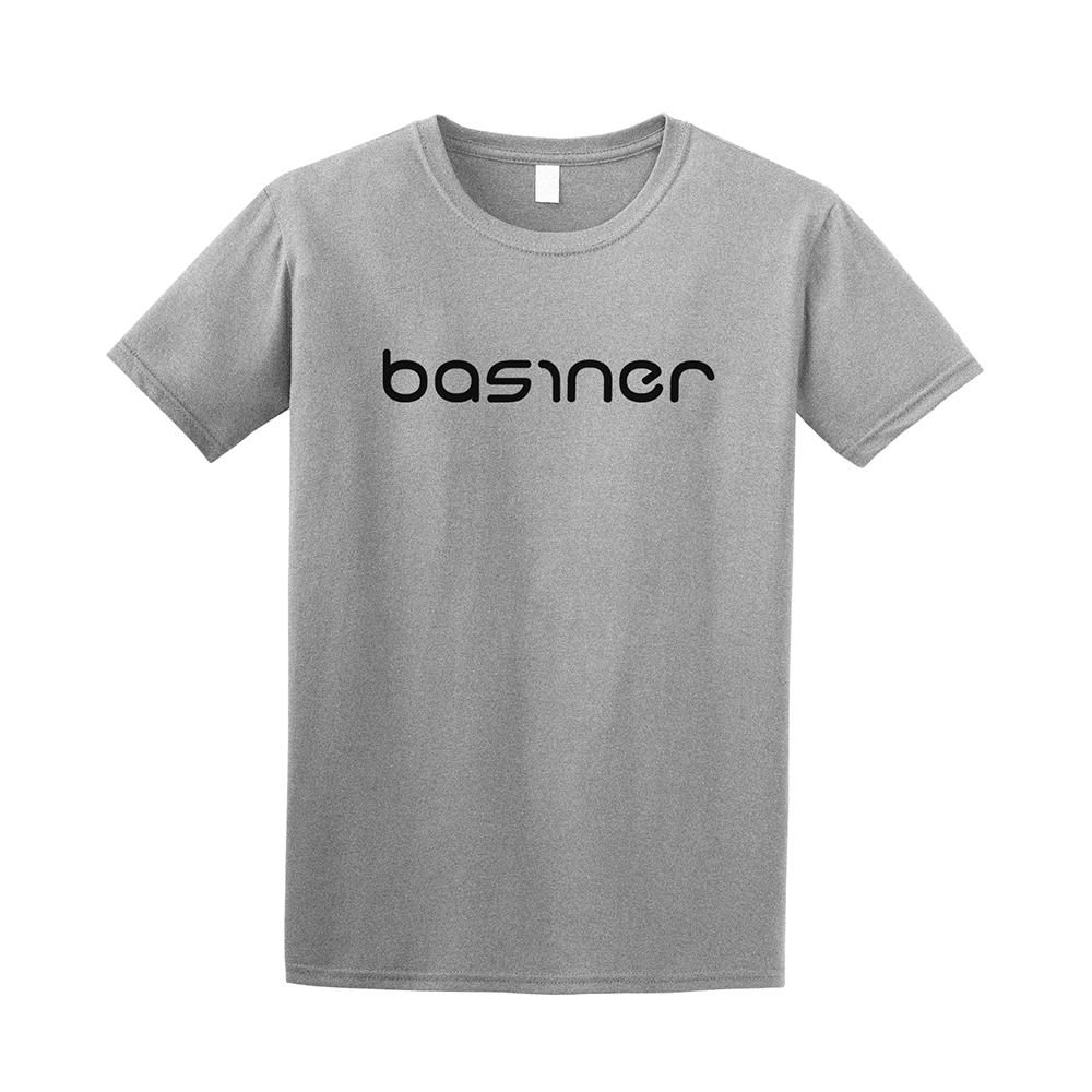 basiner Logo Tshirt in grey